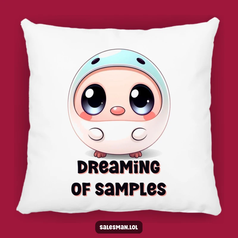 Cozy Funny Creature Pillow: Cuddle Up with This Hilarious Wide-Eyed Sample Bear